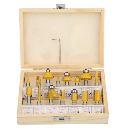 Milling Router Bit Sturdy Router Bit Set Cemented Carbide Portable Plane Processing For Woodworking Carving Modeling 8mm Shank Router Bit With Box
Milling Router Bit Sturdy Router Bit Set Cemented Carbide Portable Plane Processing For Woodworking Carving Modeling 8mm Shank Router Bit With Box