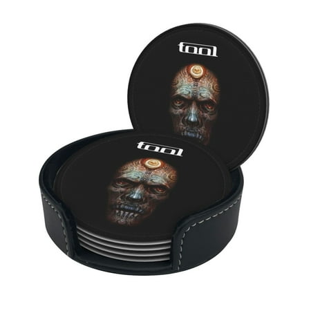Tool Band Round Coaster Set Of 6 Tabletop Protection Mats Leather Drink Cup Coasters Kitchen Coffee Decor
Tool Band Round Coaster Set Of 6 Tabletop Protection Mats Leather Drink Cup Coasters Kitchen Coffee Decor