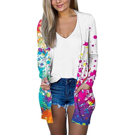 2022 Cardigan for Womens Lightweight Long Sleeve Floral Printed Cardigan Blouse Casual Open Front Fall Cover Ups with Pockets
2022 Cardigan for Womens Lightweight Long Sleeve Floral Printed Cardigan Blouse Casual Open Front Fall Cover Ups with Pockets