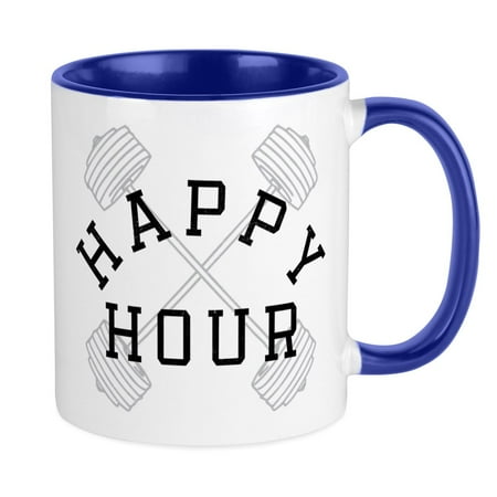 CafePress - Happy Hour - Ceramic Coffee Tea Novelty Mug Cup 11 oz
