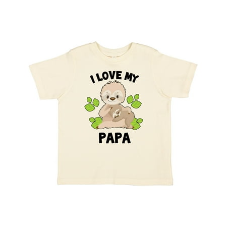 Inktastic Cute Sloth I Love My Papa with Green Leaves Gift Toddler Boy or Toddler Girl T-Shirt
Inktastic Cute Sloth I Love My Papa with Green Leaves Gift Toddler Boy or Toddler Girl T-Shirt