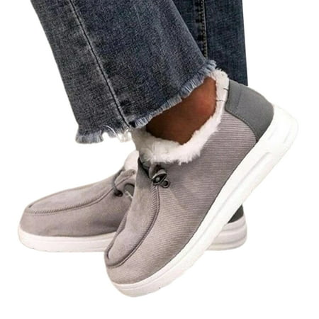 Winter Warm Snow Boots Fashion Thickening Casual Winter Shoes For Hiking Trekking Walking 43 Gray
Winter Warm Snow Boots Fashion Thickening Casual Winter Shoes For Hiking Trekking Walking 43 Gray
