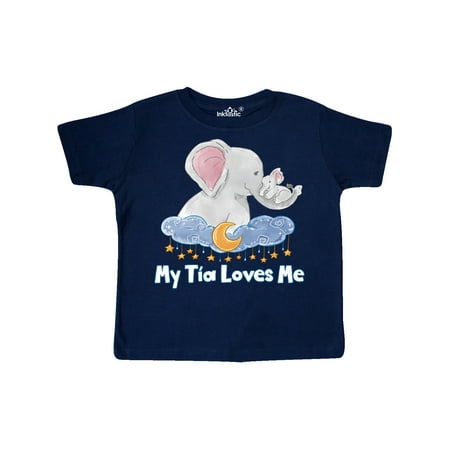 Inktastic My Tía Loves Me Cute Elephants Clouds Moon and Stars Gift Toddler Boy or Toddler Girl T-Shirt
Inktastic My Tía Loves Me Cute Elephants Clouds Moon and Stars Gift Toddler Boy or Toddler Girl T-Shirt