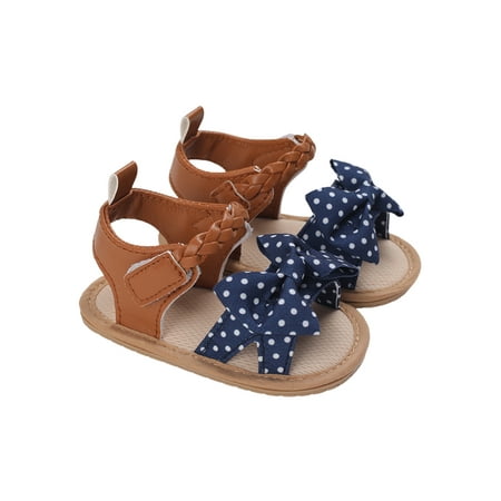 Sunisery Newborn Infant Baby Girls Sandals Bowknot Cute Cool Comfortable Breathable Toddler Shoes Dark Blue Dot 6-12 Months
Sunisery Newborn Infant Baby Girls Sandals Bowknot Cute Cool Comfortable Breathable Toddler Shoes Dark Blue Dot 6-12 Months