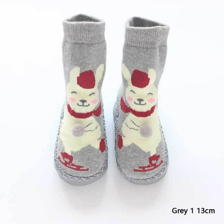 Cotton Rubber Sole Comfortable And Soft Warm Soft Sole Socks Leather Socks Toddler Shoes Baby Shoes GREY 1 13CM
Cotton Rubber Sole Comfortable And Soft Warm Soft Sole Socks Leather Socks Toddler Shoes Baby Shoes GREY 1 13CM