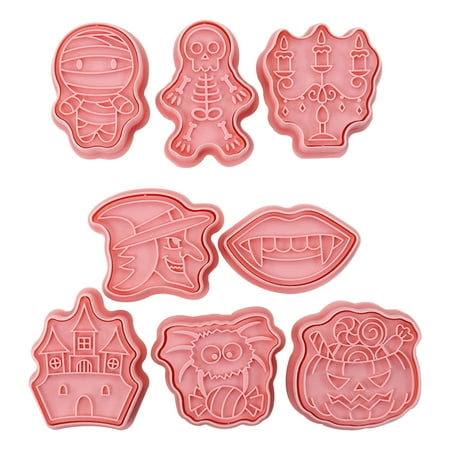 8 Pieces Halloween Fondant Biscuit Mould Plastic Material Cookie Cutter Molds for Kitchen Baking Gifts for Baking Lovers
8 Pieces Halloween Fondant Biscuit Mould Plastic Material Cookie Cutter Molds for Kitchen Baking Gifts for Baking Lovers