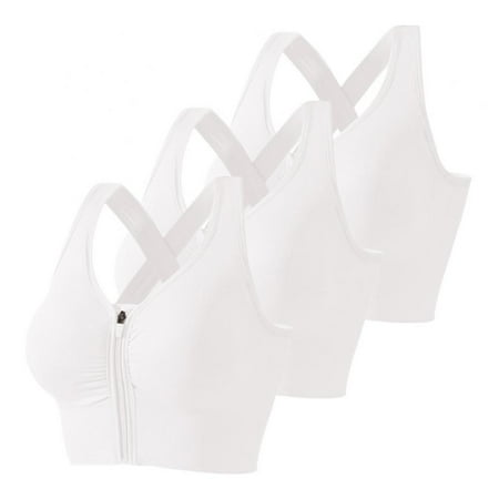 3Pack Ladies Zipper Front Push-up Bra Gathered Beauty Back Yoga Underwear Fitness Running Shock Resistant Quick-drying Sports Bras S-3XL
3Pack Ladies Zipper Front Push-up Bra Gathered Beauty Back Yoga Underwear Fitness Running Shock Resistant Quick-drying Sports Bras S-3XL