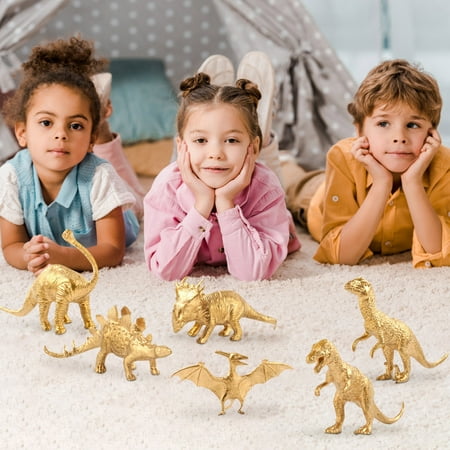 DEYIOU Gold Edition Dinosaur Model Set Birthday Party Dinosaur Decoration Hand-made Model Toy 6pcs Early Learning Educational Toys Christmas Gift for Children
DEYIOU Gold Edition Dinosaur Model Set Birthday Party Dinosaur Decoration Hand-made Model Toy 6pcs Early Learning Educational Toys Christmas Gift for Children