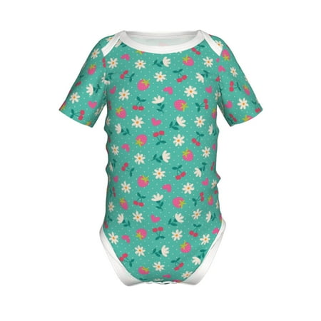 Coaee Cherry Strawberry Floral for Soft Baby Short-Sleeve Bodysuit Baby Climbing Clothes Baby Girls Boys Bodysuit Romper-3 Months
Coaee Cherry Strawberry Floral for Soft Baby Short-Sleeve Bodysuit Baby Climbing Clothes Baby Girls Boys Bodysuit Romper-3 Months