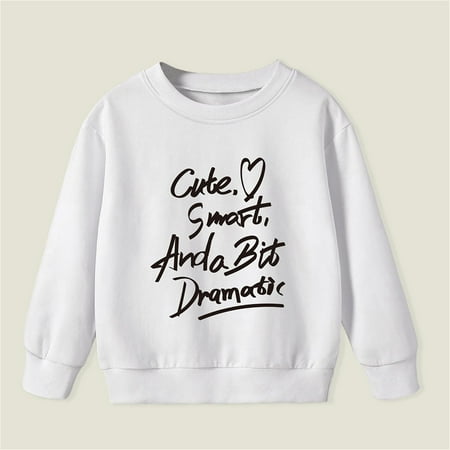 CHAOLEI Boys Long Sleeves Warm Pullover Letter Printed Casual Thick Round Neck Children s Wear -White 6-7 Years
CHAOLEI Boys Long Sleeves Warm Pullover Letter Printed Casual Thick Round Neck Children s Wear -White 6-7 Years