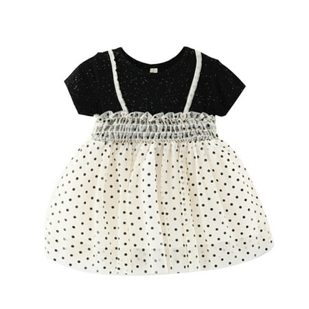 EHTMSAK Infant Baby Toddler Child Children Kids Polka Dot Dress for Girls Short Sleeve Summer Sundress Tulle Tutu Ruffle Dresses Black 1Y-6Y 80/5
EHTMSAK Infant Baby Toddler Child Children Kids Polka Dot Dress for Girls Short Sleeve Summer Sundress Tulle Tutu Ruffle Dresses Black 1Y-6Y 80/5