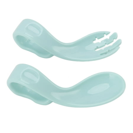 Self Feeding Learning Spoons Easy To Clean Blue Small Lightweight Baby Training Fork Spoon Short Handle For Home
Self Feeding Learning Spoons Easy To Clean Blue Small Lightweight Baby Training Fork Spoon Short Handle For Home