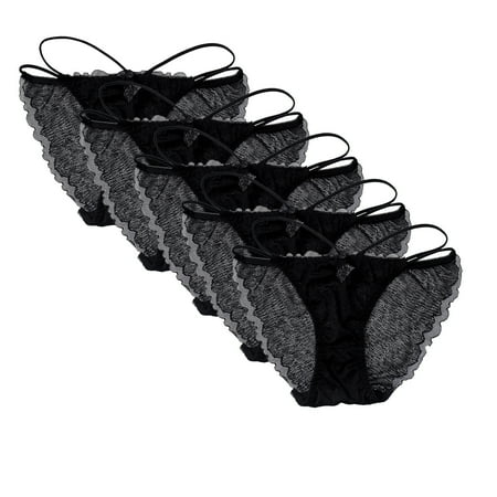 Kayannuo Cotton Underwear For Women Christmas Clearance Women s Fashion Lace Low Waist Transparent Sexy Hollow Mesh Cotton Underpants Black
Kayannuo Cotton Underwear For Women Christmas Clearance Women s Fashion Lace Low Waist Transparent Sexy Hollow Mesh Cotton Underpants Black
