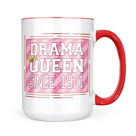 Neonblond Drama Queen since 1931 in pink Mug gift for Coffee Tea lovers