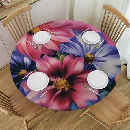 Patifu Flowers Round Table Cover Stain Resistant Washable Indoor Outdoor Tablecloth Kitchen Dining Wedding Parties 100% Polyester Table Cover Outdoor Fitted 46 -50
Patifu Flowers Round Table Cover Stain Resistant Washable Indoor Outdoor Tablecloth Kitchen Dining Wedding Parties 100% Polyester Table Cover Outdoor Fitted 46 -50