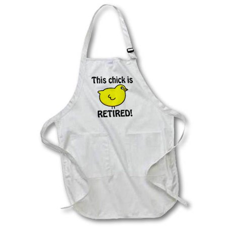 3dRose This chick is retired. Medium Length Apron 22 by 24-inch With Pouch Pockets
3dRose This chick is retired. Medium Length Apron 22 by 24-inch With Pouch Pockets