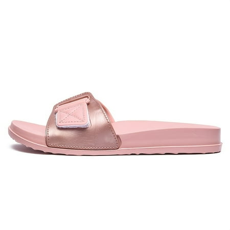Solid Open Toe Flat Slippers Outdoor Antislip Sports Sandals Women s Footwear