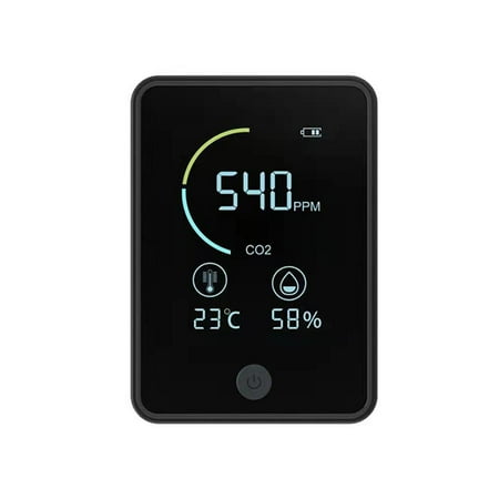 TureClos Air Quality Tester Air Quality Monitor Accurate Tester for CO2 Carbon Dioxide Detector Intelligent Air Tester with Temperature Humidity Display
TureClos Air Quality Tester Air Quality Monitor Accurate Tester for CO2 Carbon Dioxide Detector Intelligent Air Tester with Temperature Humidity Display