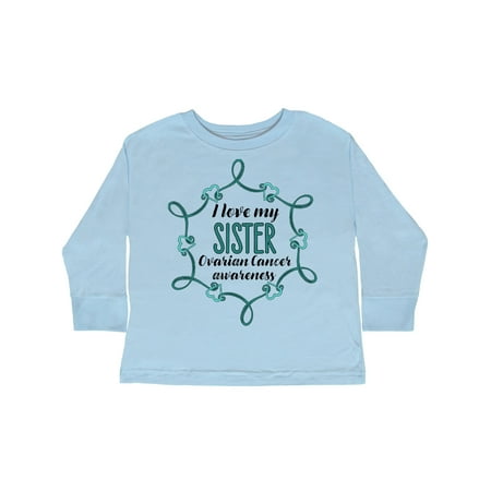 Inktastic I Love My Sister Ovarian Cancer Awareness Gift Toddler Boy or Toddler Girl Long Sleeve T-Shirt
Inktastic I Love My Sister Ovarian Cancer Awareness Gift Toddler Boy or Toddler Girl Long Sleeve T-Shirt