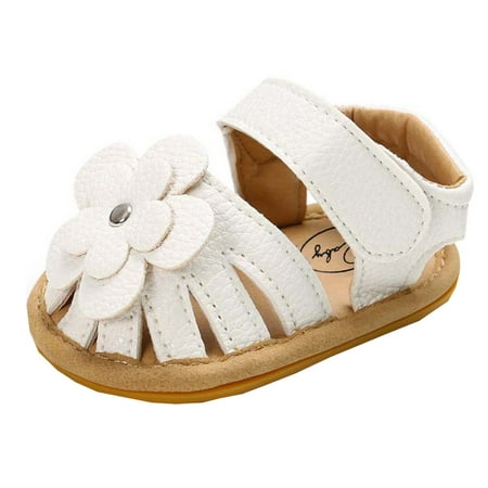 AIMAOMI Sole Non-Slip Flower Shoes Girls Sandals Baby Rubber Soft Walking Flat Boys Baby Shoes H