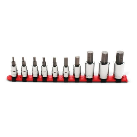 Wright Tool Hex Bit Socket Set 3/8 1/2 Dr 10Pc