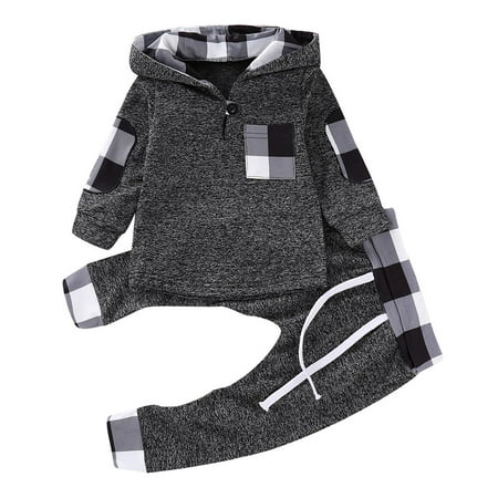 PEZHADA Newborn Clothes Autumn Winter Boys Hoodies Pants Outfit Suit Infant Clothing Set Gray
PEZHADA Newborn Clothes Autumn Winter Boys Hoodies Pants Outfit Suit Infant Clothing Set Gray