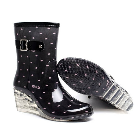 Jedi Boots Buckle Side Zipper High-Heeled Transparent Mid-Tube Wedge Heel Rain Boots Extra Wide Calf Boots For Women Boots For Women
Jedi Boots Buckle Side Zipper High-Heeled Transparent Mid-Tube Wedge Heel Rain Boots Extra Wide Calf Boots For Women Boots For Women