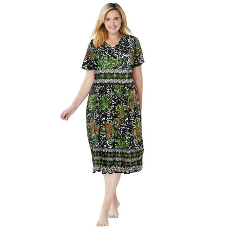 Only Necessities Women s Plus Size Crinkle Cotton Dress or Nightgown Dress Or Nightgown
Only Necessities Women s Plus Size Crinkle Cotton Dress or Nightgown Dress Or Nightgown