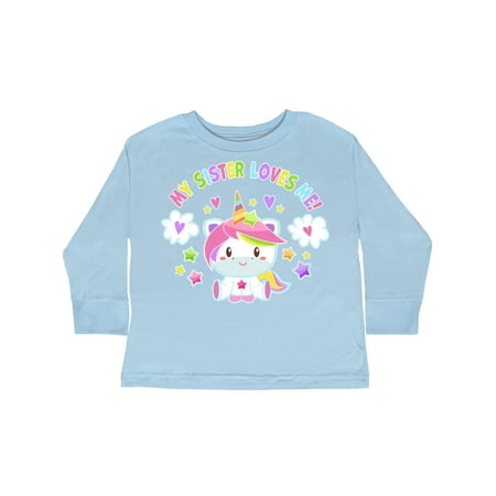 Inktastic My Sister Loves Me with Cute Rainbow Unicorn Gift Toddler Boy or Toddler Girl Long Sleeve T-Shirt
Inktastic My Sister Loves Me with Cute Rainbow Unicorn Gift Toddler Boy or Toddler Girl Long Sleeve T-Shirt