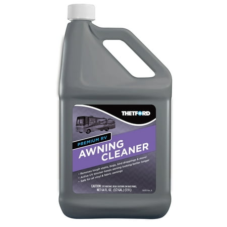Premium RV Awning Cleaner for RV and Home Awnings - 64 oz - Thetford 96017