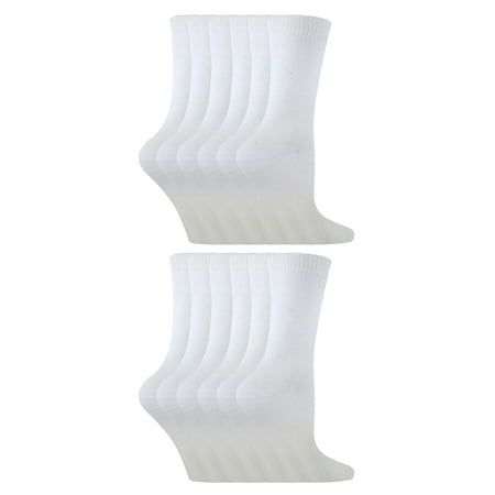 12 Pair Multipack Kids Cotton Colourful Casual Socks | Sock Snob | Plain Dress Socks for Boys & Girls