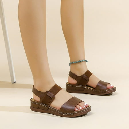 Fjofpr Shoes Summer Women Thick Bottom Slope Heel Shoes Beach Roman Casual Slippers Sandals Hot
Fjofpr Shoes Summer Women Thick Bottom Slope Heel Shoes Beach Roman Casual Slippers Sandals Hot