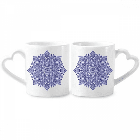 Violet Decorative Classic Floral Pattern Couple Porcelain Mug Set Cerac Lover Cup Heart Handle
Violet Decorative Classic Floral Pattern Couple Porcelain Mug Set Cerac Lover Cup Heart Handle
