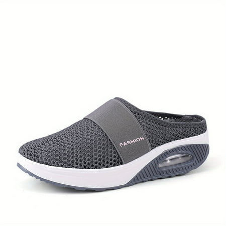 Women s Flying Woven Mesh Sandals Casual Air Cushion Sole Mules Breathable & Lightweight Mule Sneakers
Women s Flying Woven Mesh Sandals Casual Air Cushion Sole Mules Breathable & Lightweight Mule Sneakers