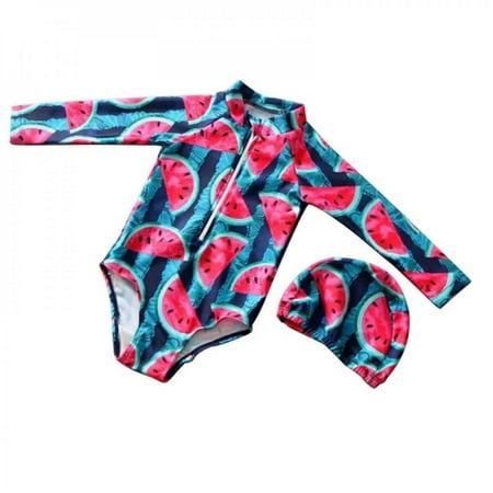 Promotion!Children s Swimsuit Cute Watermelon Print Long Sleeve Bodysuit Hat Two-Piece Girls Swimming Swimwear
Promotion!Children s Swimsuit Cute Watermelon Print Long Sleeve Bodysuit Hat Two-Piece Girls Swimming Swimwear
