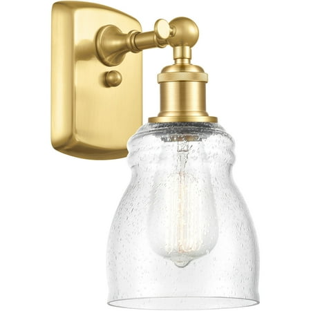 Satin Gold Tone Wall Sconces 5 Wide Steel/Cast Brass/Glass Medium Base LED 1 Light Fixture
Satin Gold Tone Wall Sconces 5 Wide Steel/Cast Brass/Glass Medium Base LED 1 Light Fixture