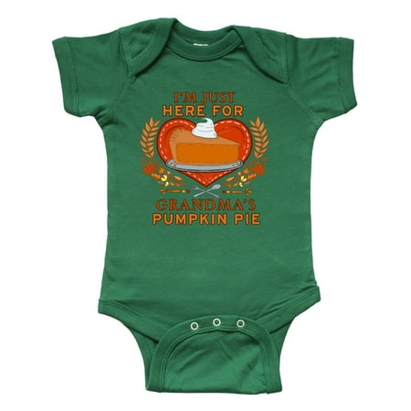 Inktastic I m Just Here for Grandma s Pumpkin Pie with Heart Gift Baby Boy or Baby Girl Bodysuit
Inktastic I m Just Here for Grandma s Pumpkin Pie with Heart Gift Baby Boy or Baby Girl Bodysuit