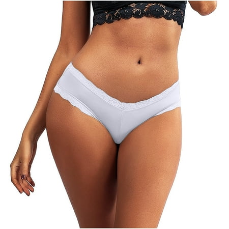 Mrat Seamless Lingerie Soft Underwear for Teens Women Soild Lace Low Waisted G-String Panties Briefs Underwear Bikini No Show Briefs Women Soft
Mrat Seamless Lingerie Soft Underwear for Teens Women Soild Lace Low Waisted G-String Panties Briefs Underwear Bikini No Show Briefs Women Soft