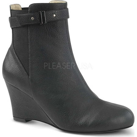 Women s Pleaser Pink Label Kimberly 102 Wedge Bootie
