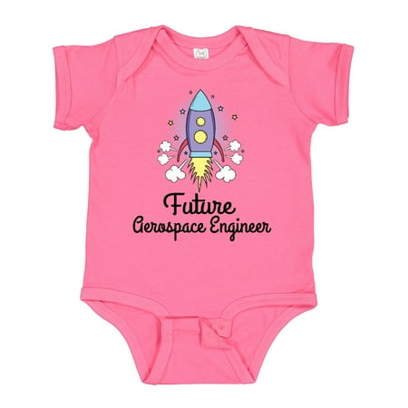 Inktastic Future Aerospace Engineer Rocket Gift Baby Girl Bodysuit