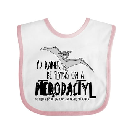 Inktastic Flying Pterodactyl Gift Baby Boy or Baby Girl Bib