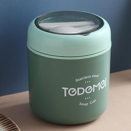 Sealed Breakfast Cup Milk Cup Can Be Customized With A Cup Of Japanese Style 304 Stainless Steel Insulation Soup Cup Green
Sealed Breakfast Cup Milk Cup Can Be Customized With A Cup Of Japanese Style 304 Stainless Steel Insulation Soup Cup Green