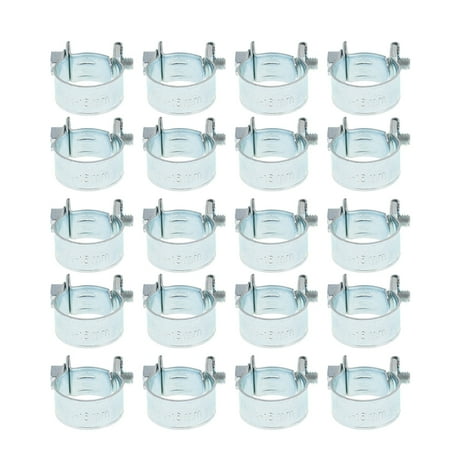 findmall Hose Clamp 3/8 inch Adjustable Stainless Steel Pipe Clips for Tubing Pipe Fitting Connections 20-Pcs
findmall Hose Clamp 3/8 inch Adjustable Stainless Steel Pipe Clips for Tubing Pipe Fitting Connections 20-Pcs