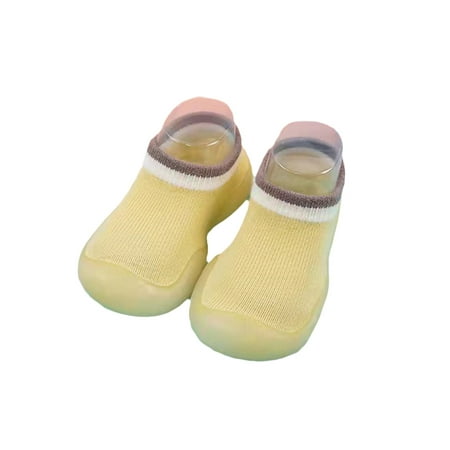 UKAP Infant First Walking Shoe Knit Upper Floor Sock Shoes Prewalker Socks Sneakers Cute Rubber Sole Flats Toddler Non-Slip Lightweight Yellow 4C-4.5C
UKAP Infant First Walking Shoe Knit Upper Floor Sock Shoes Prewalker Socks Sneakers Cute Rubber Sole Flats Toddler Non-Slip Lightweight Yellow 4C-4.5C