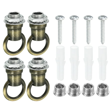 Uxcell 37mmx21mm Ceiling Hook 4 Pack Screw Hooks Light Fixtures Accessory for Hanging Plants Chandeliers Bronze Tone
Uxcell 37mmx21mm Ceiling Hook 4 Pack Screw Hooks Light Fixtures Accessory for Hanging Plants Chandeliers Bronze Tone
