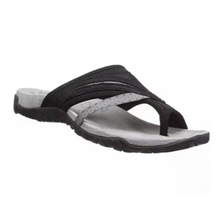 Women Slipper Orthotic Sandals Thongs Flip Flops Beach Casual Sandals With Suede Upper Flat Shoes For Summer Indoor Outdoor Black 43
Women Slipper Orthotic Sandals Thongs Flip Flops Beach Casual Sandals With Suede Upper Flat Shoes For Summer Indoor Outdoor Black 43