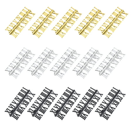 15 Sets Clock Wall Numeral Elements Digits Roman Numerals Accessories Number Plate Wooden Replace
15 Sets Clock Wall Numeral Elements Digits Roman Numerals Accessories Number Plate Wooden Replace