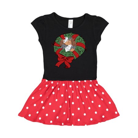 Inktastic Christmas Wreath Filled with Cute Bunnies and Red Bow Gift Toddler Girl Dress
Inktastic Christmas Wreath Filled with Cute Bunnies and Red Bow Gift Toddler Girl Dress