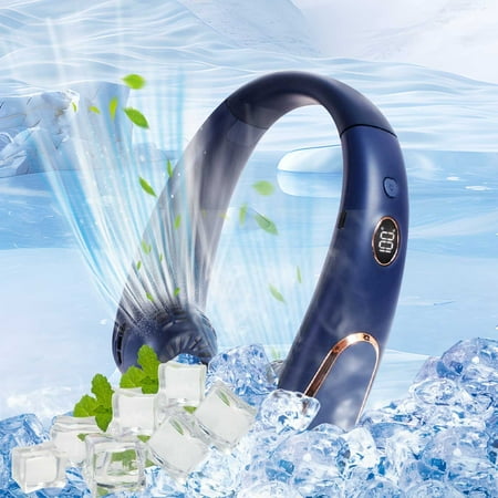 Personal Portable Fan -Portable Neck Fan - Cooling Wearable Fan Rechargeable Neck Mounted Fan 1500mAh Portable USB Charging Portable Small Fan With Digital Display Neck Mounted Fan for Travel Office
Personal Portable Fan -Portable Neck Fan - Cooling Wearable Fan Rechargeable Neck Mounted Fan 1500mAh Portable USB Charging Portable Small Fan With Digital Display Neck Mounted Fan for Travel Office