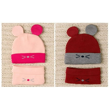 TOWED22 Hats For Boys Baby Kids Boy Girl Bear Ears Hat Winter Warm Knit Bobble Beaniess Cartoon Cap Scarf Pink 
TOWED22 Hats For Boys Baby Kids Boy Girl Bear Ears Hat Winter Warm Knit Bobble Beaniess Cartoon Cap Scarf Pink